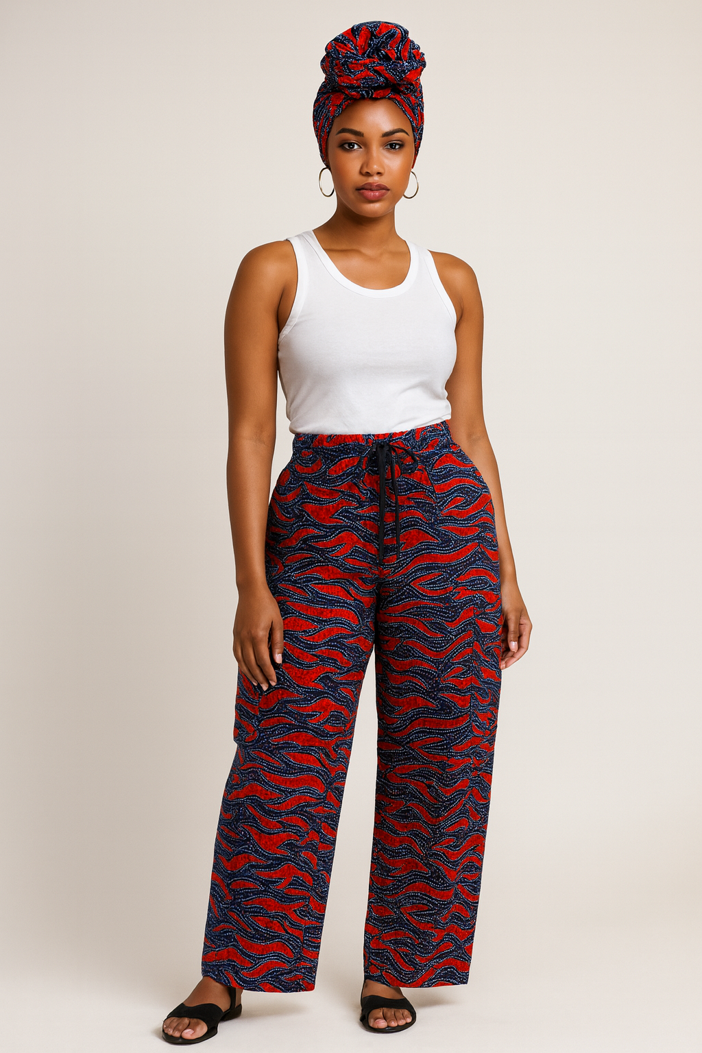 African print cargo pants,￼ Ankara cargo pants