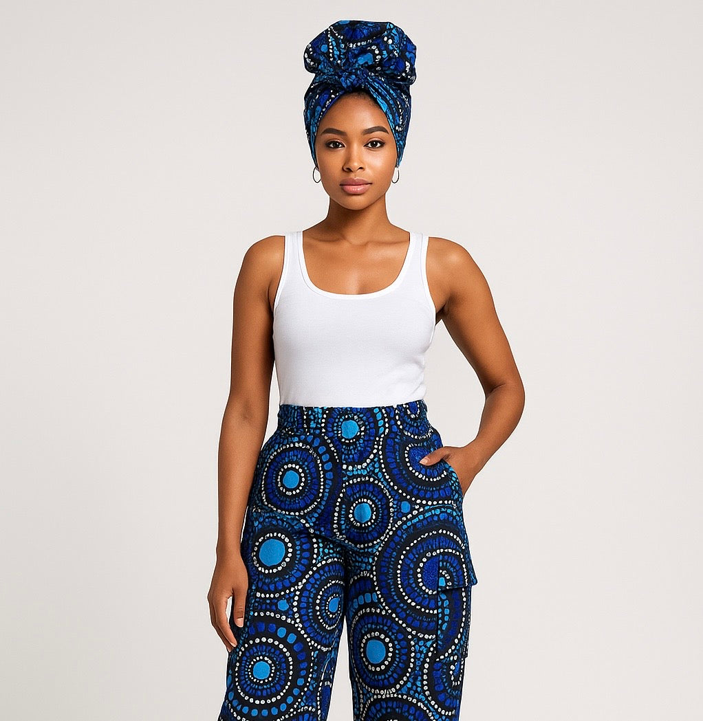 Ankara cargo pants /￼ African print cargo pants
