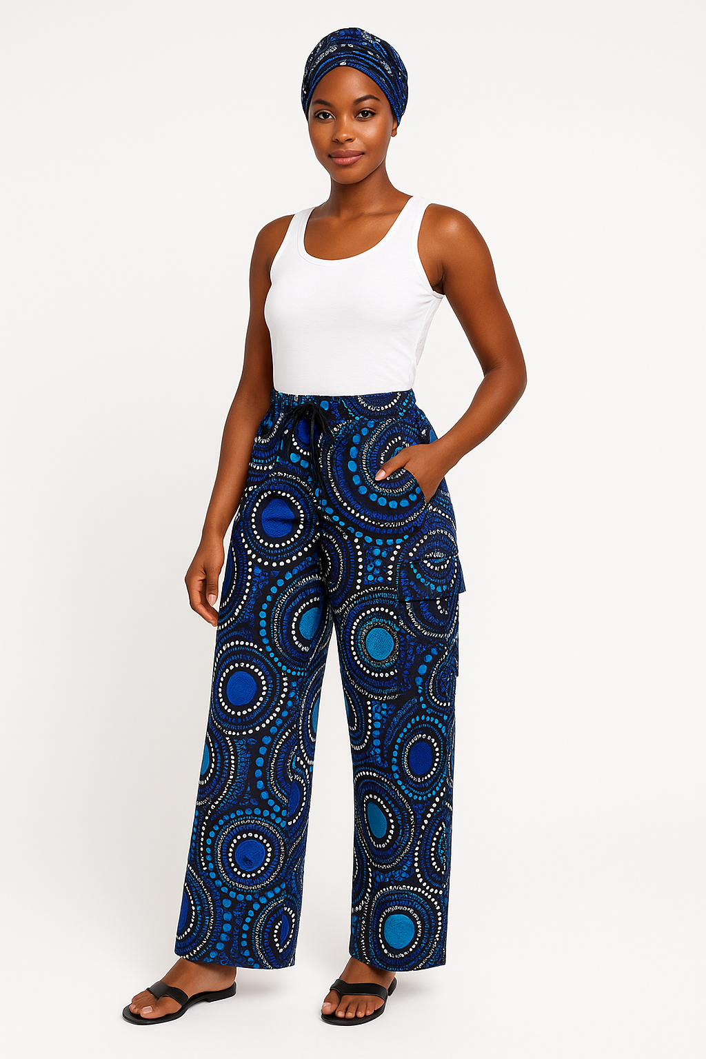 Ankara cargo pants /￼ African print cargo pants