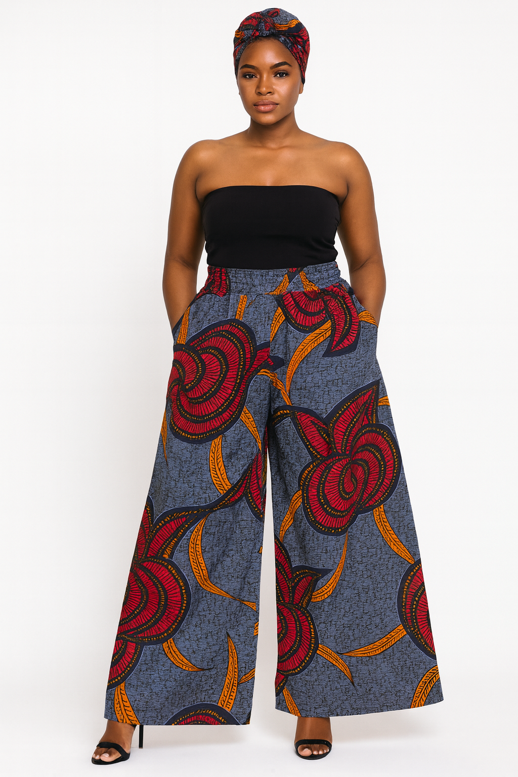 African print cargo pants / Ankara cargo pants